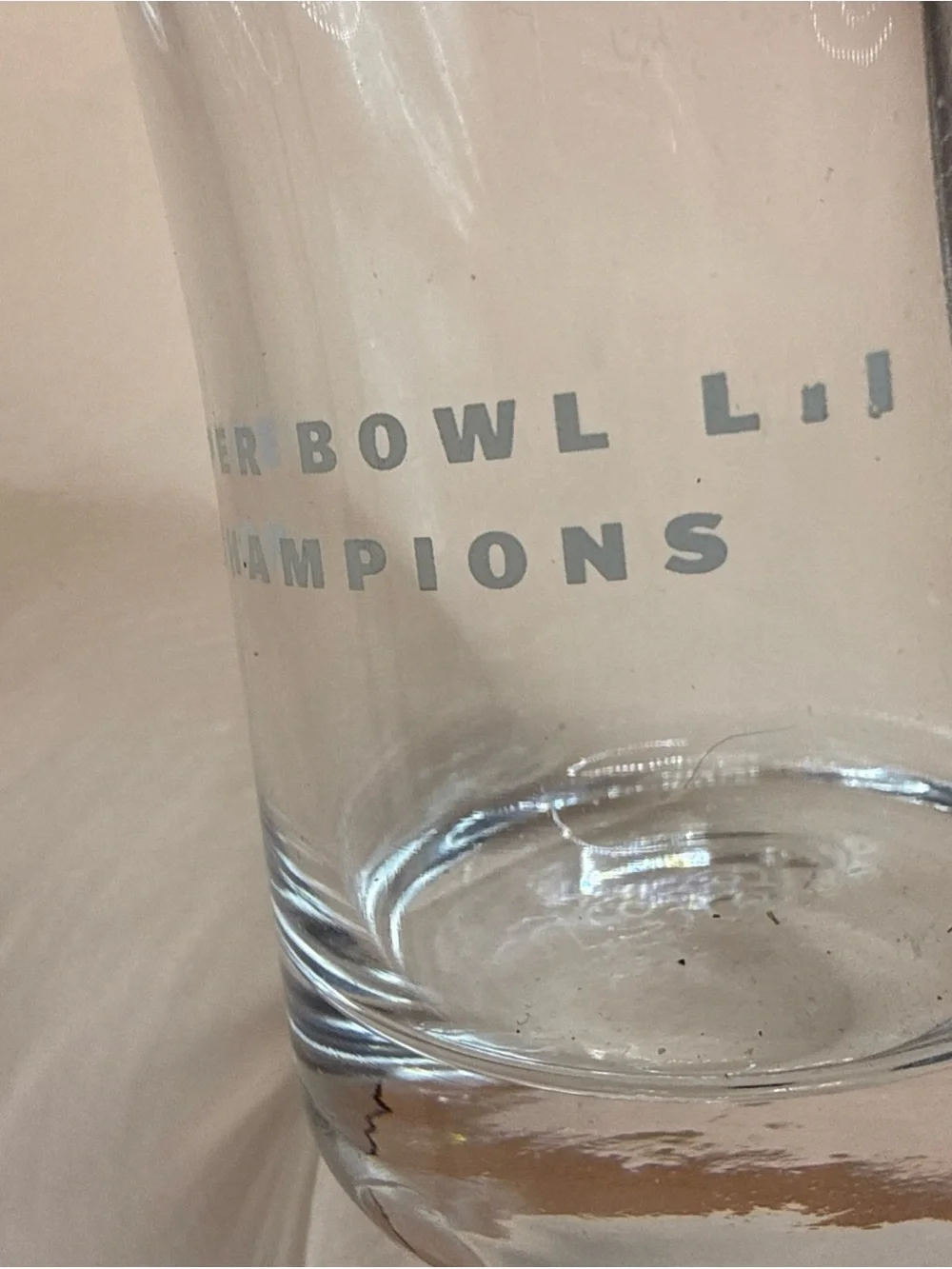Set of 2 Vintage NFL Philadelphia Eagles Bud Light Beer Glass Super Bowl 1982